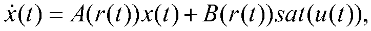 Random saturation control method of water affair water supply system