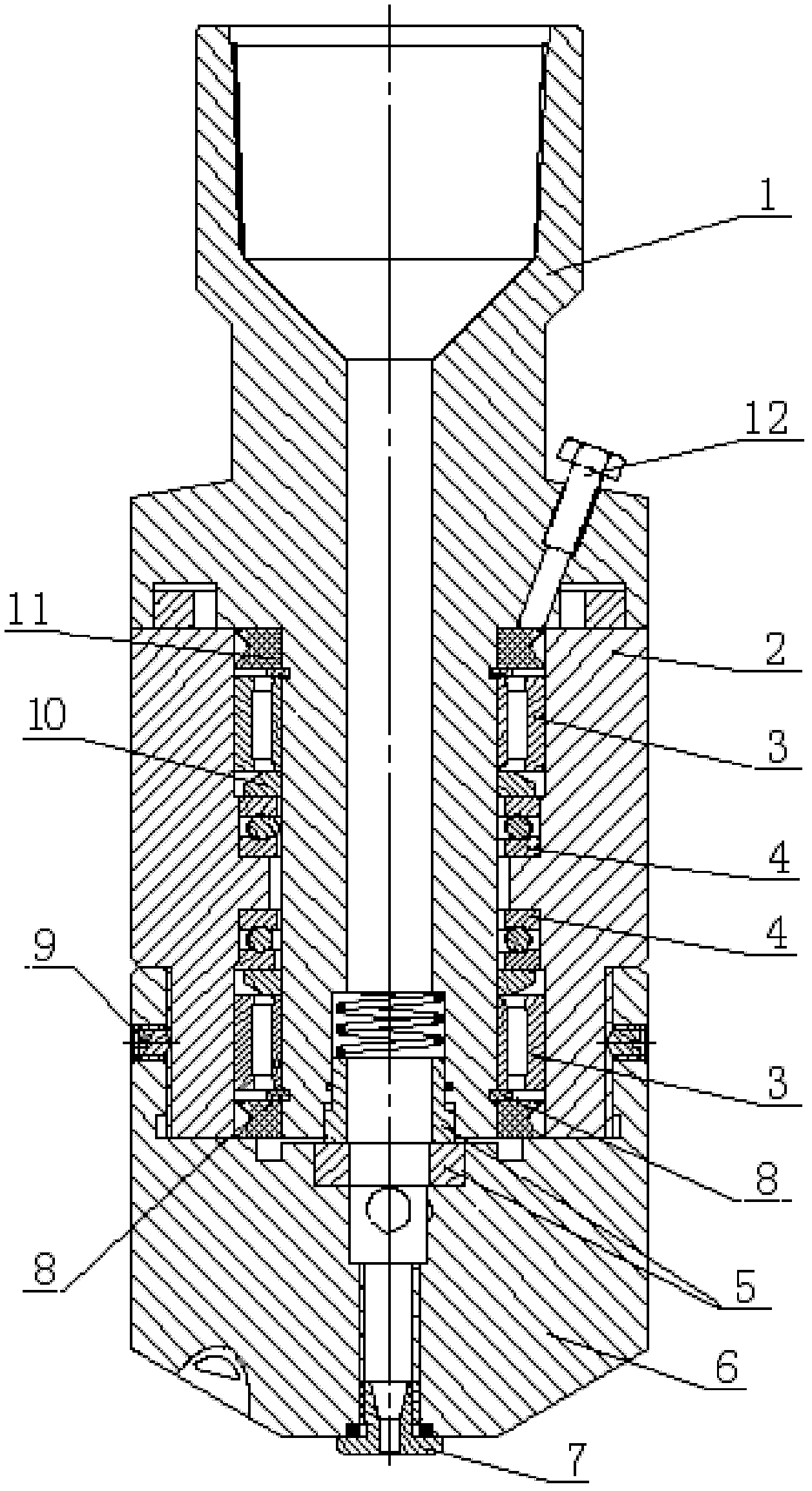 Rotating spray sand cleaning method