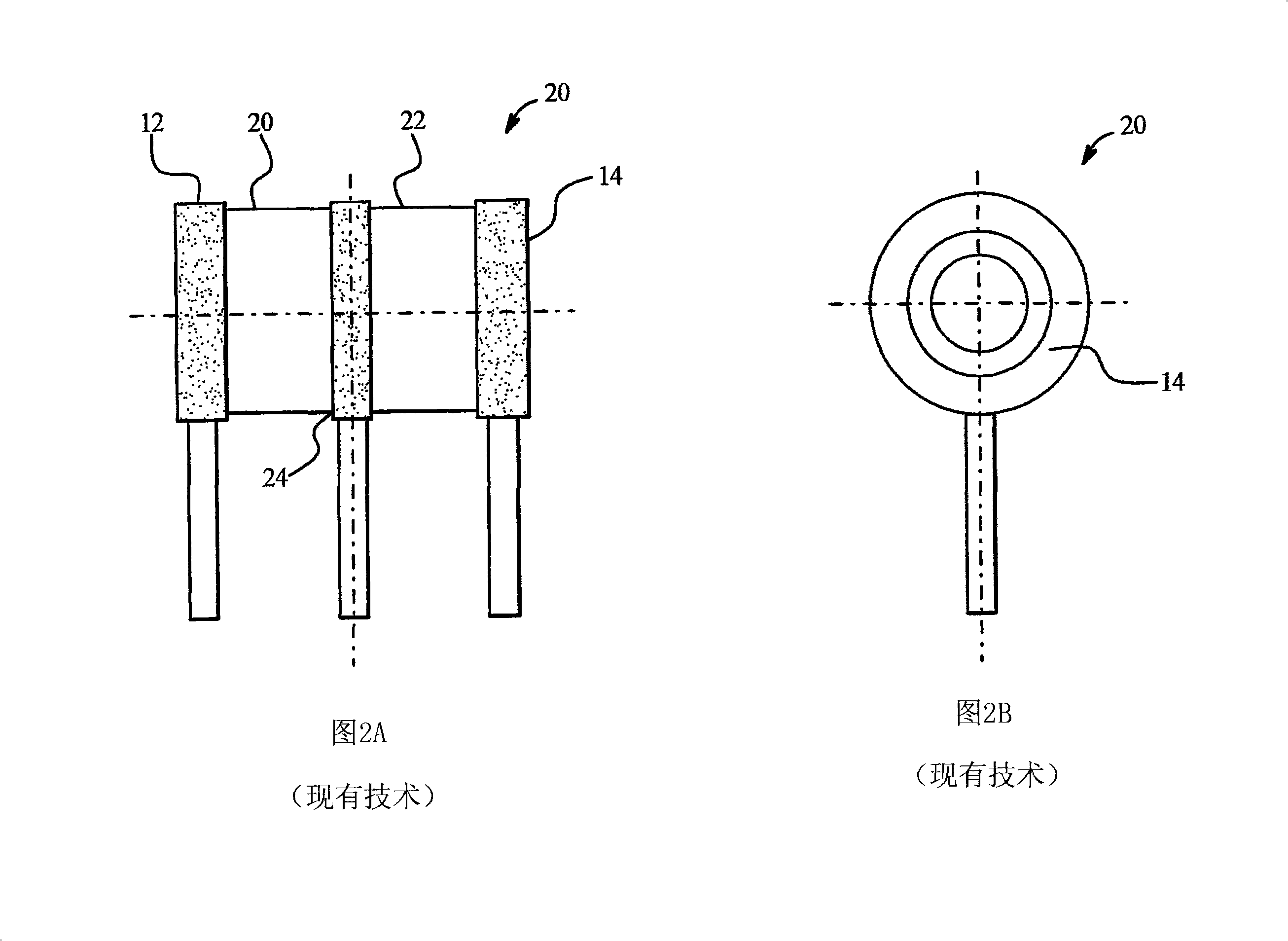 Gas-filled surge arrester, activating compound, ignition stripes and method therefore