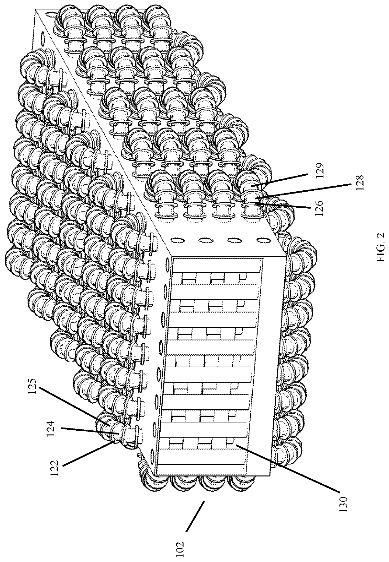 Air cooled condensing heat exchanger system with acid condensate neutralizer