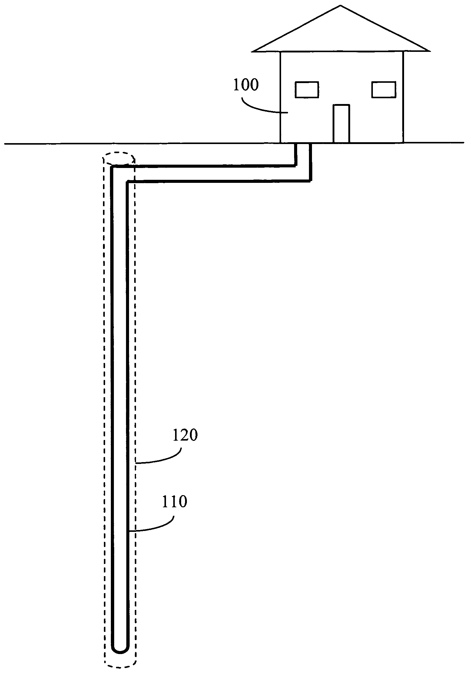 Geothermal pipe weight