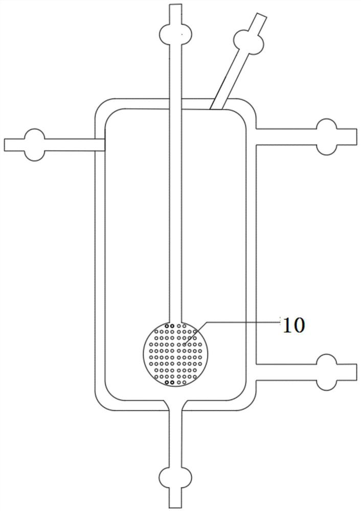 Hydrogen isotope gas phase exchange hydrophobic catalyst activity evaluation device and evaluation method