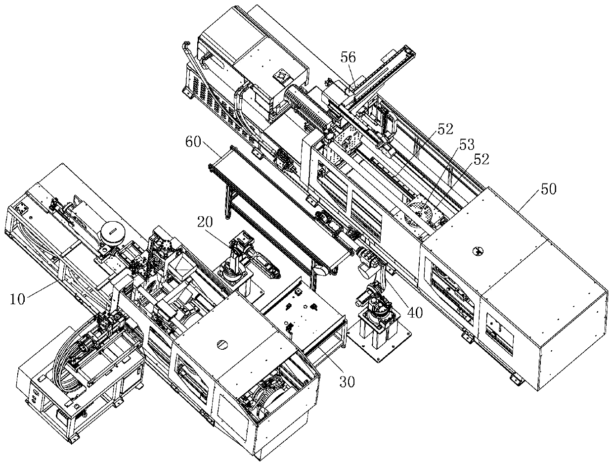 High-pressure needle cylinder production line