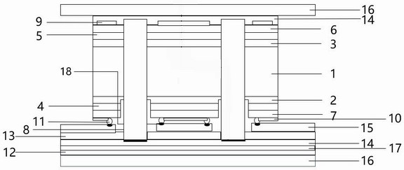 Preparation method of double-sided MWT-HIT battery assembly