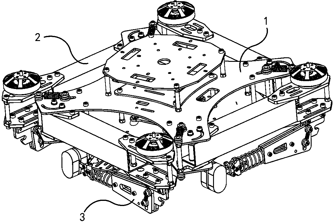 Folding multi-rotor unmanned aerial vehicle frame