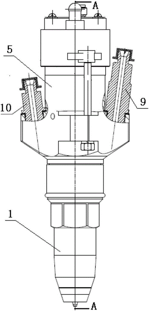 Fuel injector integrating electronic unit pump