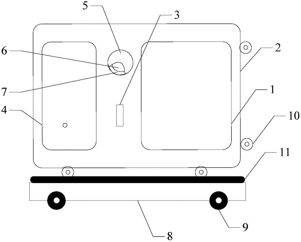 Dual-mode small advertisement player special for medical industry