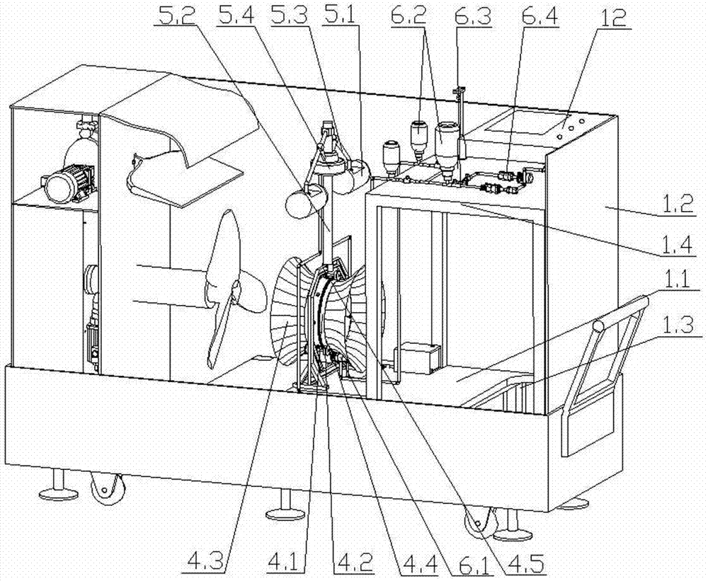 Tidal current energy and wave energy comprehensive property testing device