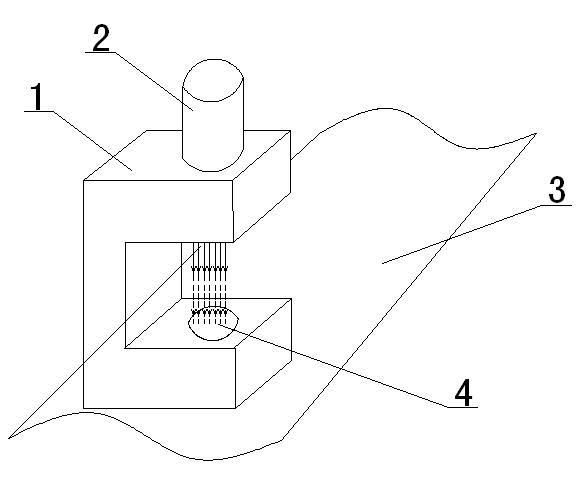 Method and device for detecting air permeability of tipping paper