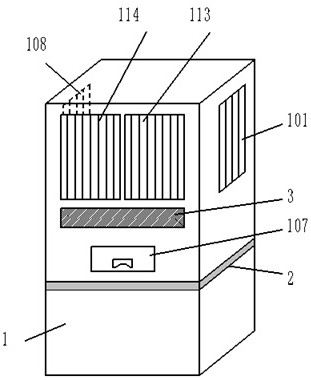 Kitchen air conditioner structure and kitchen air conditioner