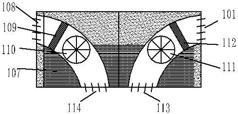 Kitchen air conditioner structure and kitchen air conditioner