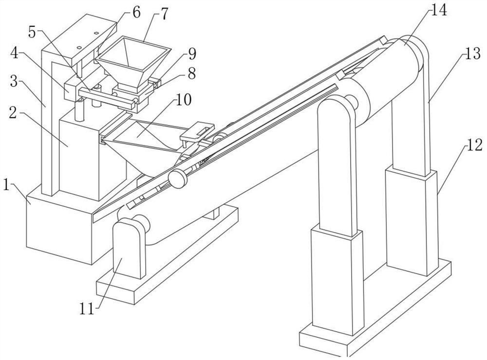 Lifting device for preventing concrete from dripping