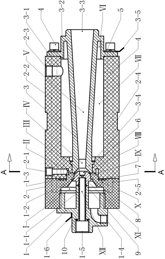 Coal gasification spray gun