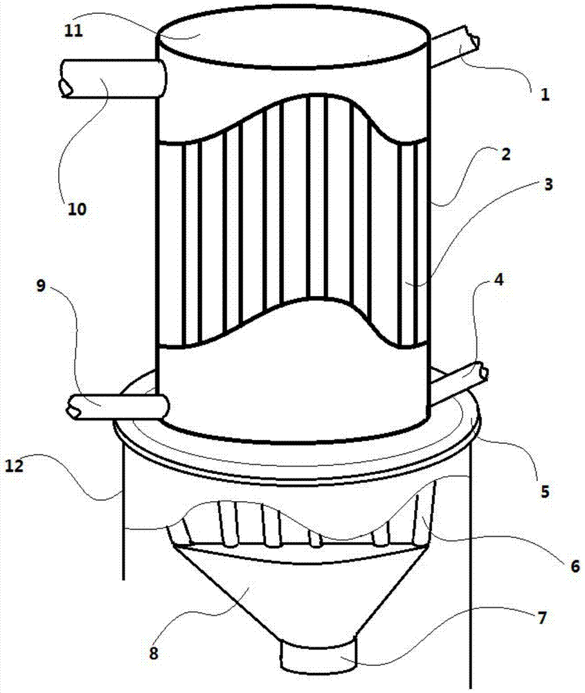 A kind of coal gas energy-saving mercury distillation furnace and preparation method thereof