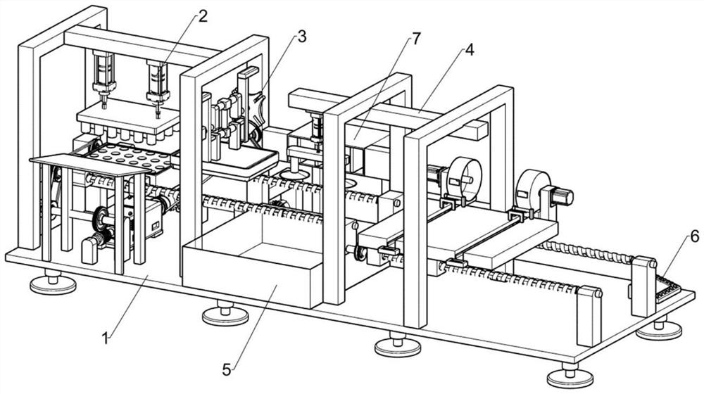 Detection and auxiliary packaging device for EVA blister plates