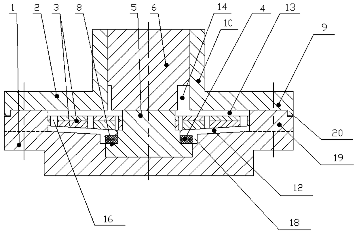 Pressing die and pressing method for vinylidene fluoride impeller with movable ring