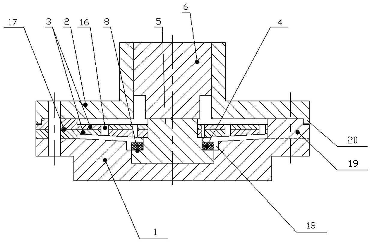 Pressing die and pressing method for vinylidene fluoride impeller with movable ring