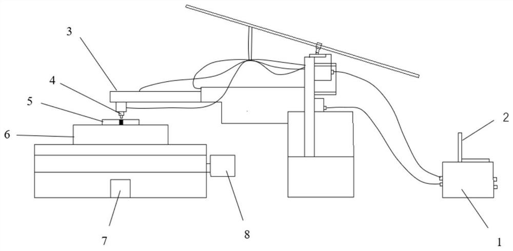 Method for testing residual stress of steel thin welding plate with narrow welding seam characteristic