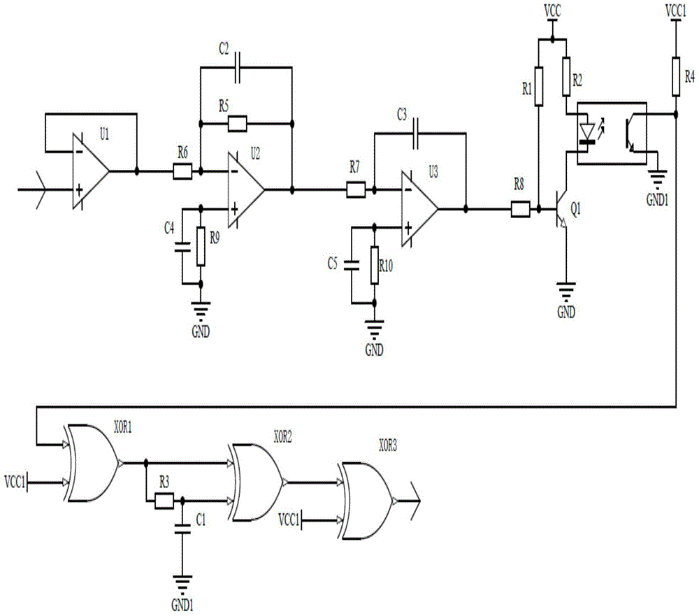 A zero-voltage control circuit for tiny signals