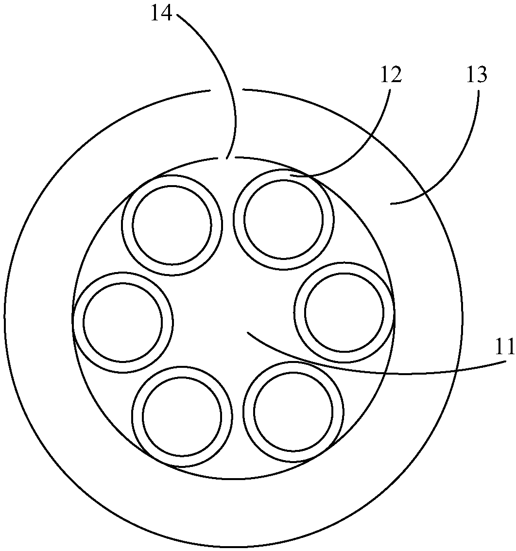 Sensing optical fiber and optical fiber sensing device