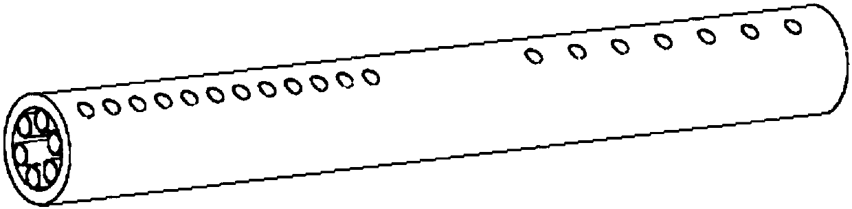 Sensing optical fiber and optical fiber sensing device