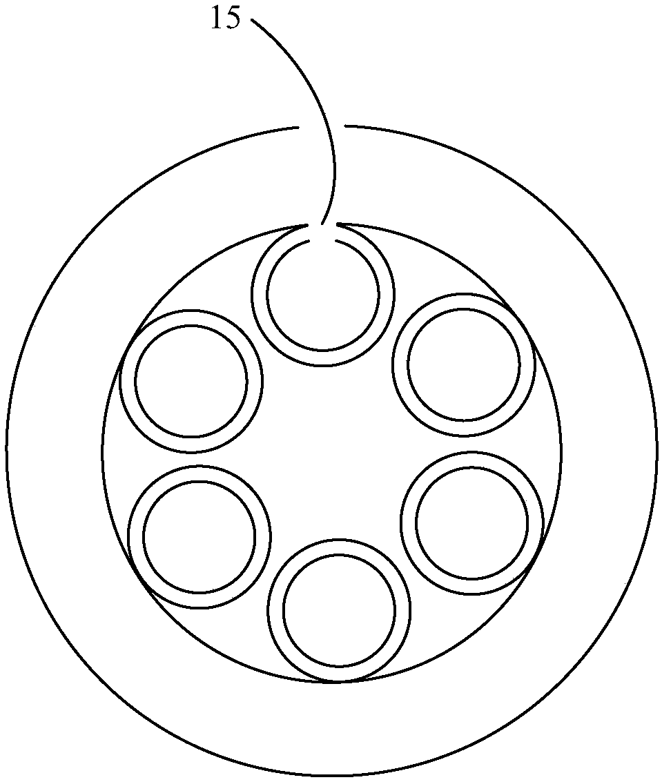 Sensing optical fiber and optical fiber sensing device