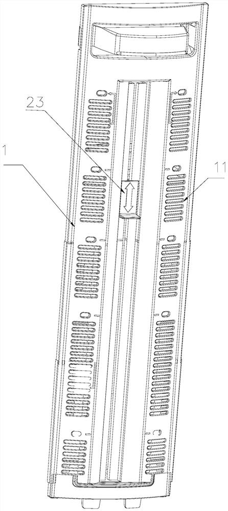 A movable spray structure and washing machine