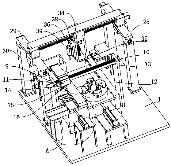 Automatic assembling equipment for brake disc