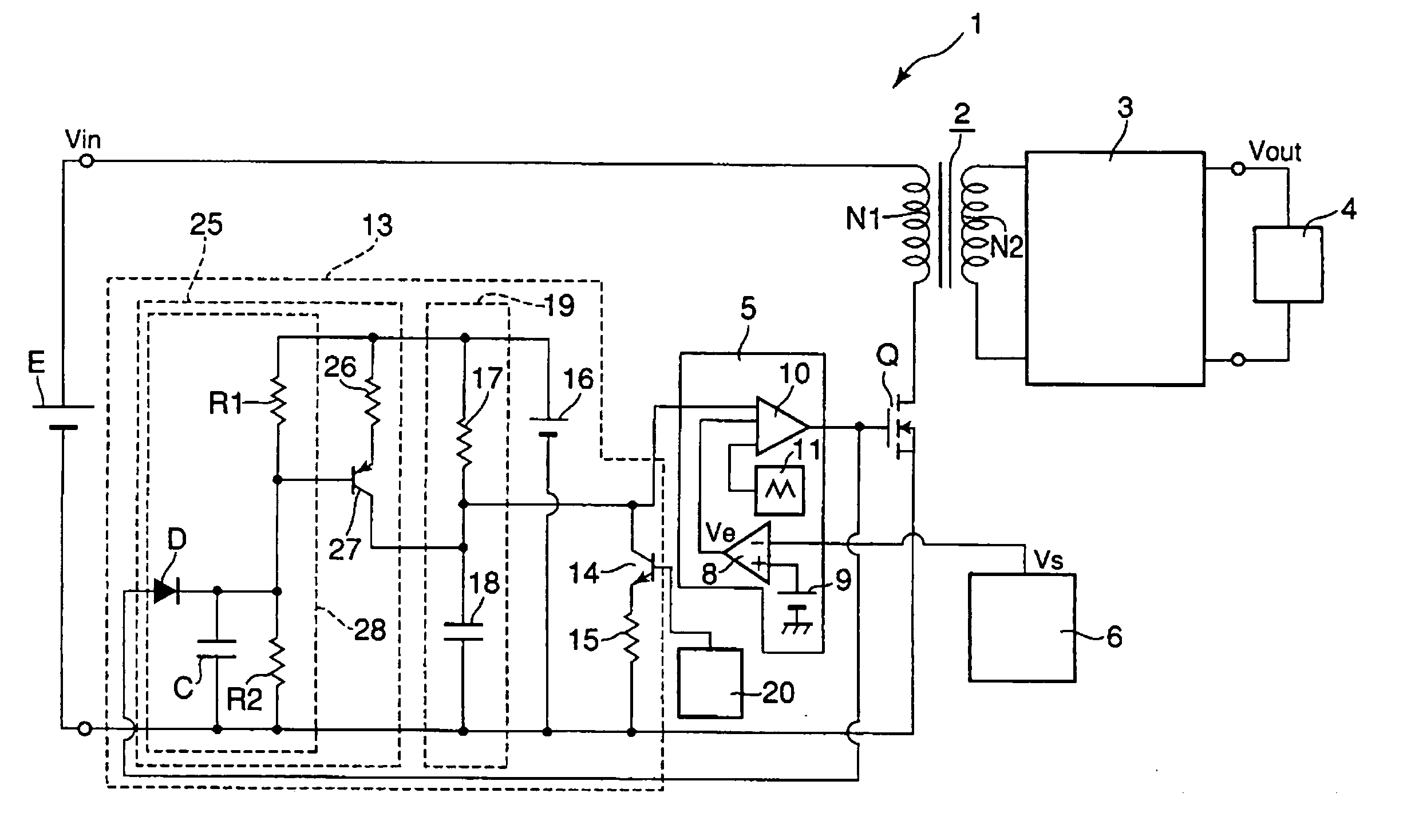 Switching power supply circuit