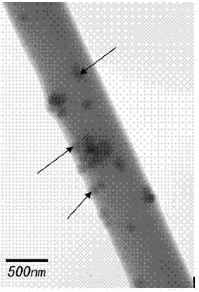 Method for preparing natural material inorganic nanoparticle composite nano-fiber through electrostatic spinning