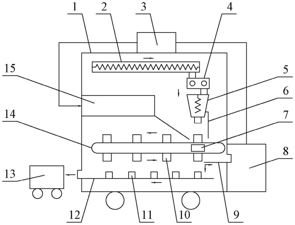 Cement concrete prefabricated part processing equipment and processing method