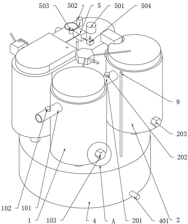 Oil producing well casing gas recovery device