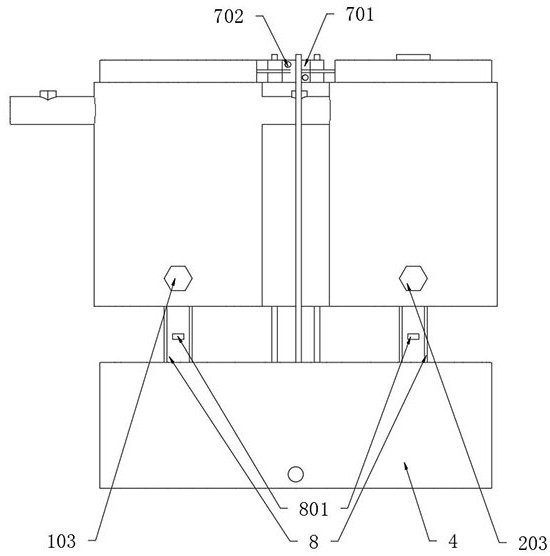 Oil producing well casing gas recovery device