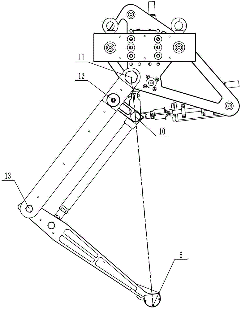 Parallel leg structure for legged robot capable of running at high speed