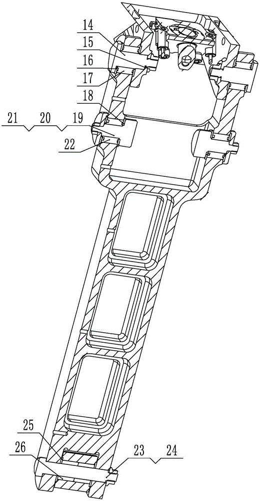 Parallel leg structure for legged robot capable of running at high speed