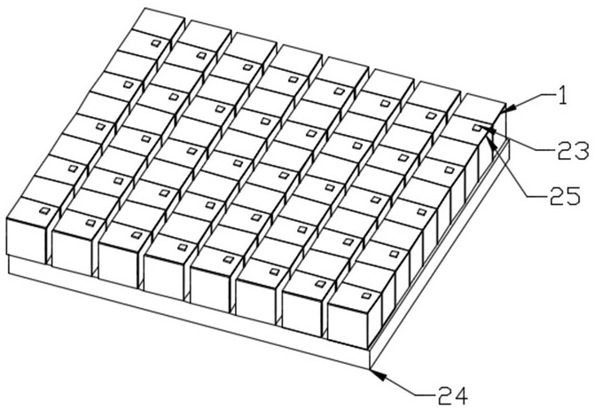 A self-lifting combination cabinet for fresh logistics area