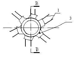 Integrated crushing tooth of grading crusher and manufacturing method thereof