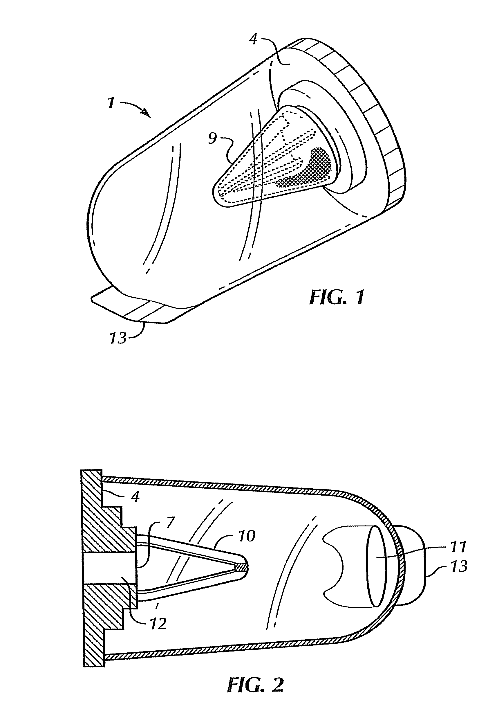 Cyclonic chamber for air filtration devices