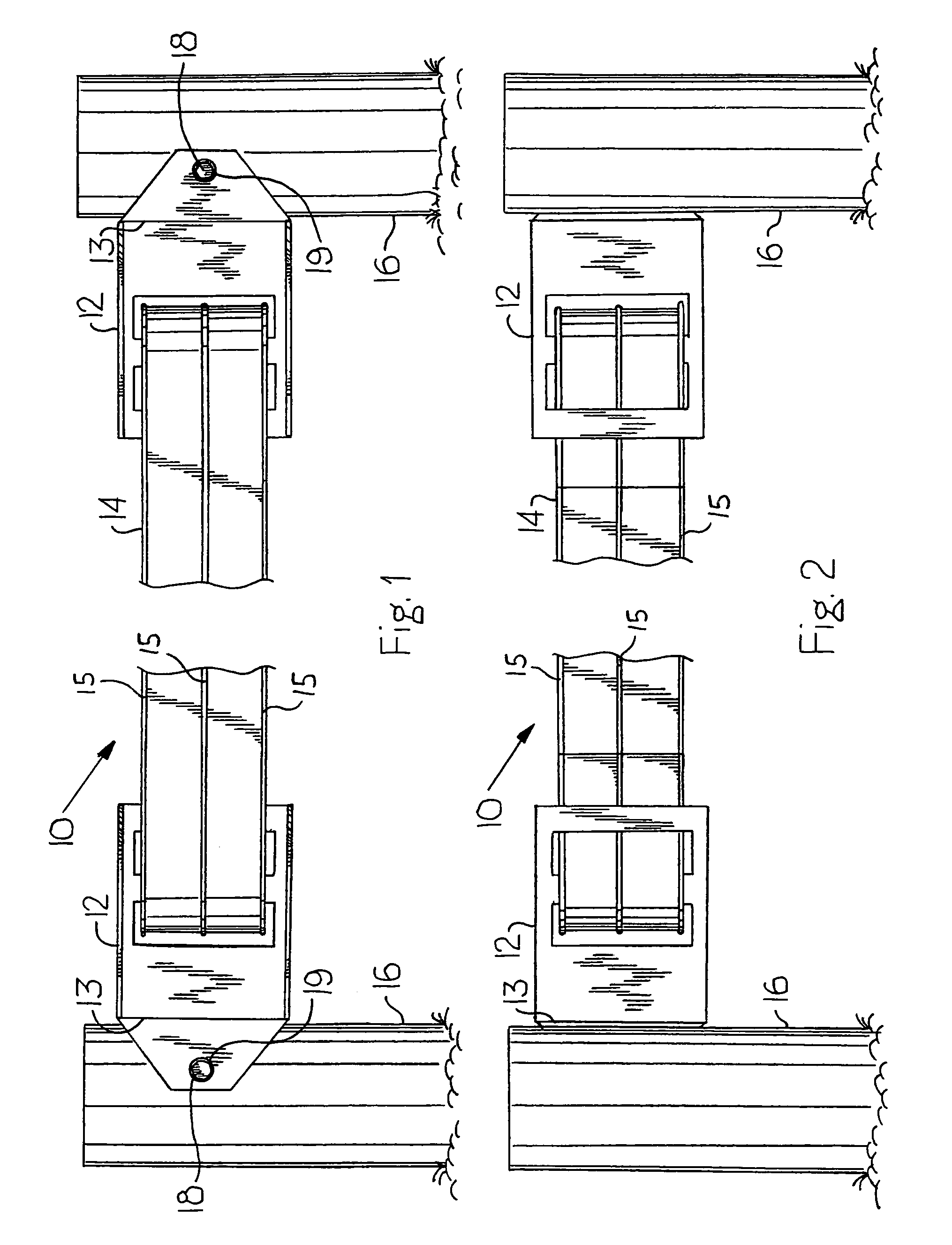 Connection system for plastic web fencing