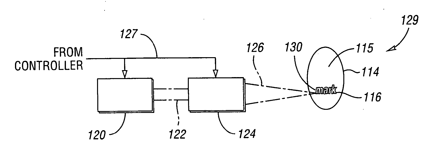 Laser-based method and system for processing targeted surface material and article produced thereby