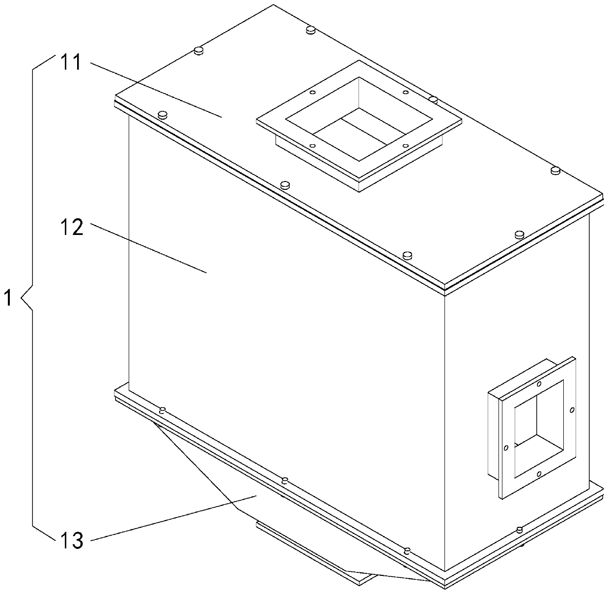 Industrial bag-type dust collector