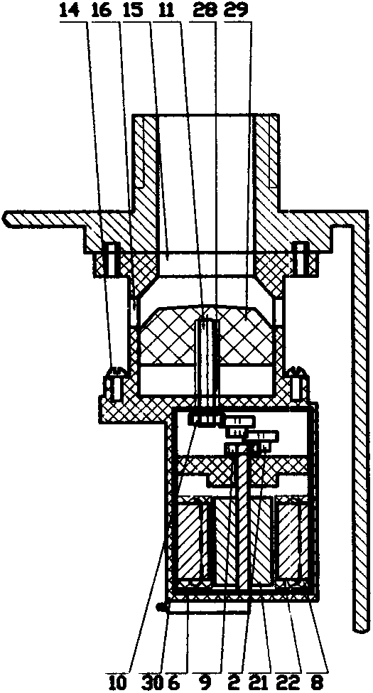 Safety valve driven by brushless motor in gas meter