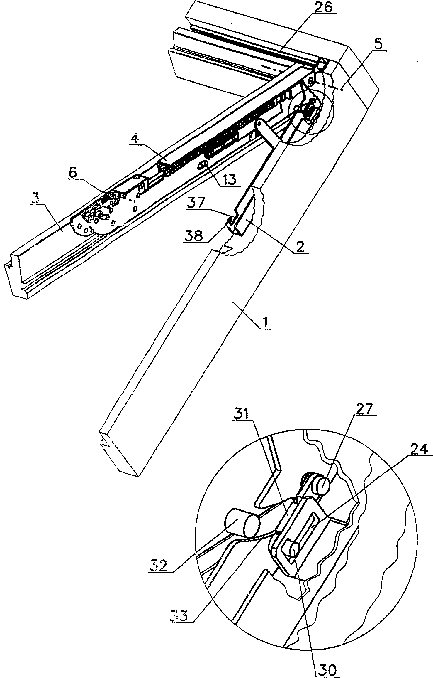 Dual-mode tilting/swinging roof window