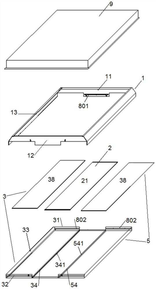 Elevator suspended ceiling and elevator car roof