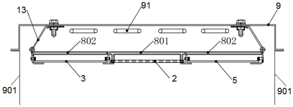 Elevator suspended ceiling and elevator car roof