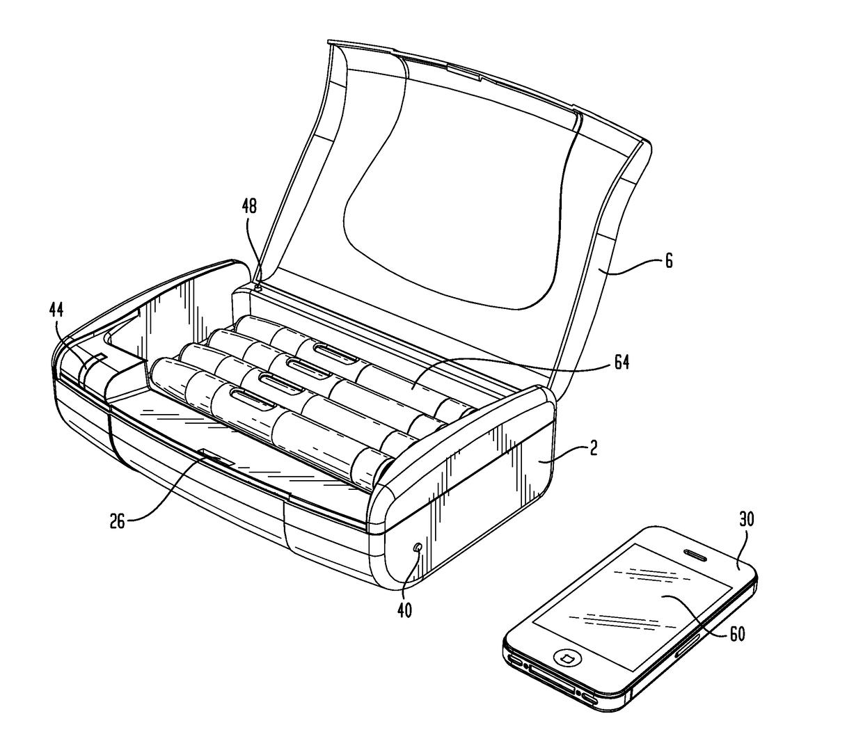 Device and method for self-administration of medicine