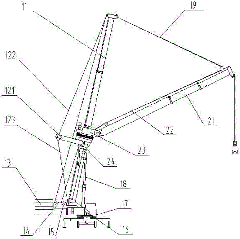 Auxiliary slinging device and method through combination process of a plurality of cranes