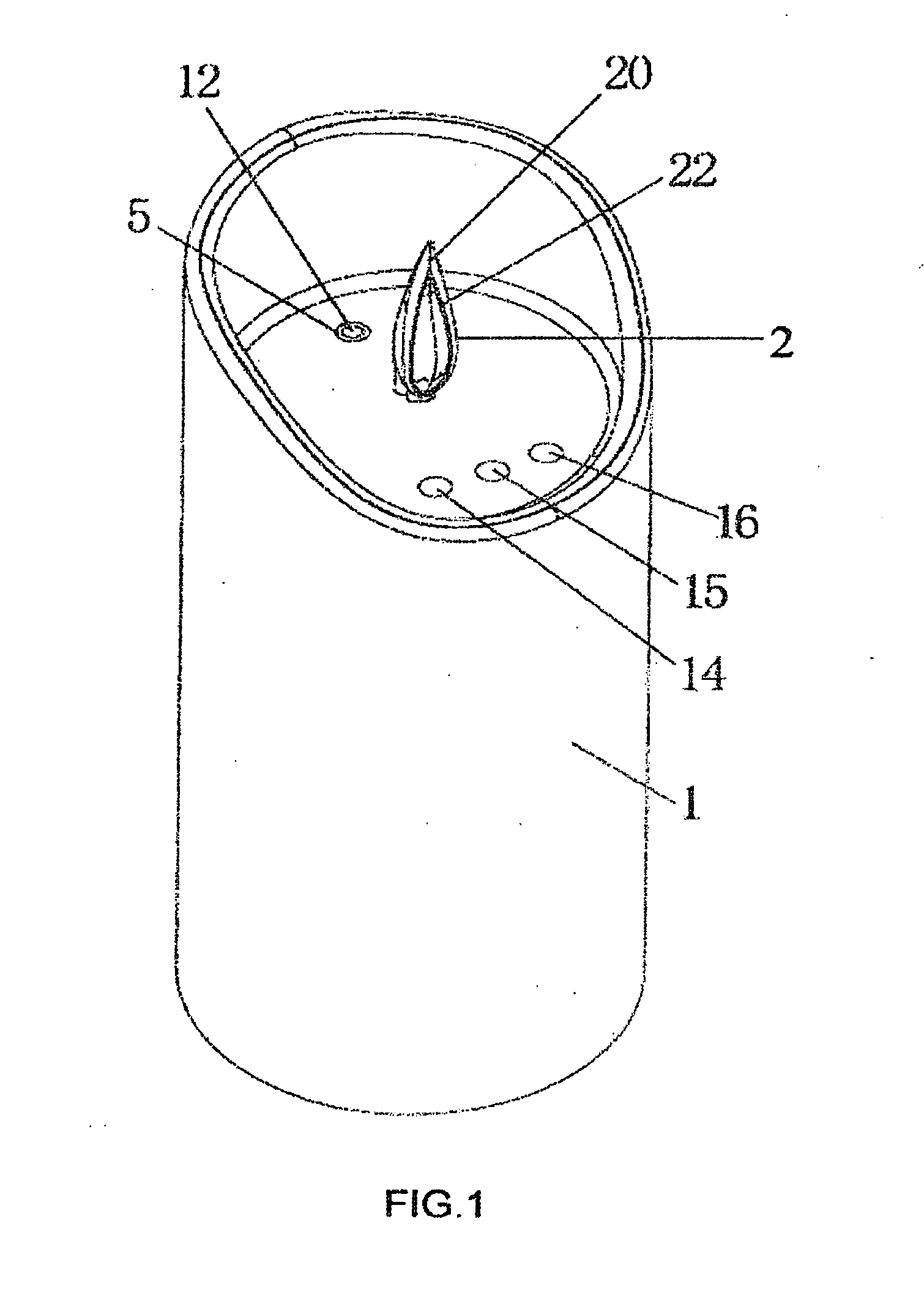 LED candle lamp having humidifying and flavoring function