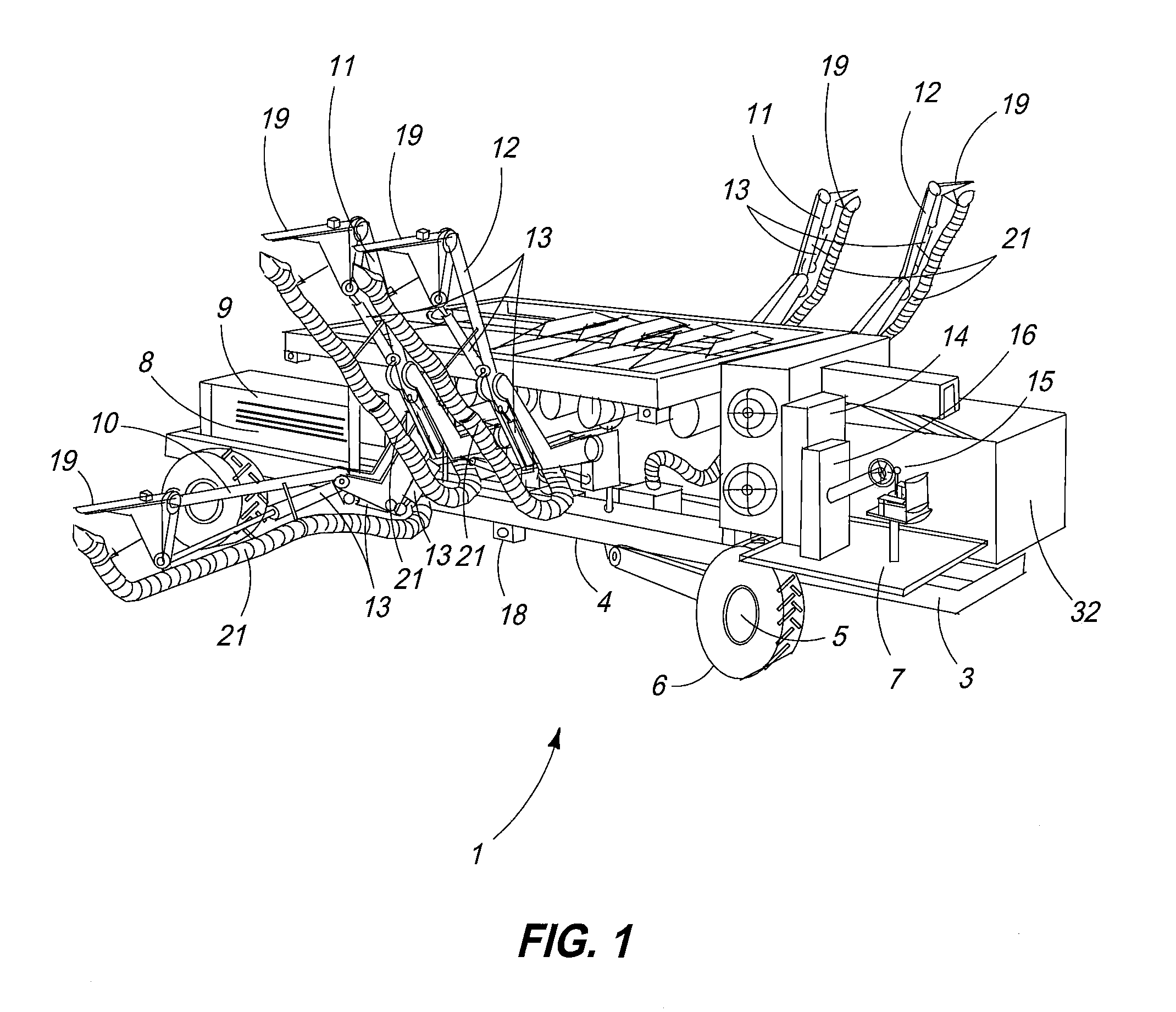 Fruit Tree Pruner and Harvesting Machine