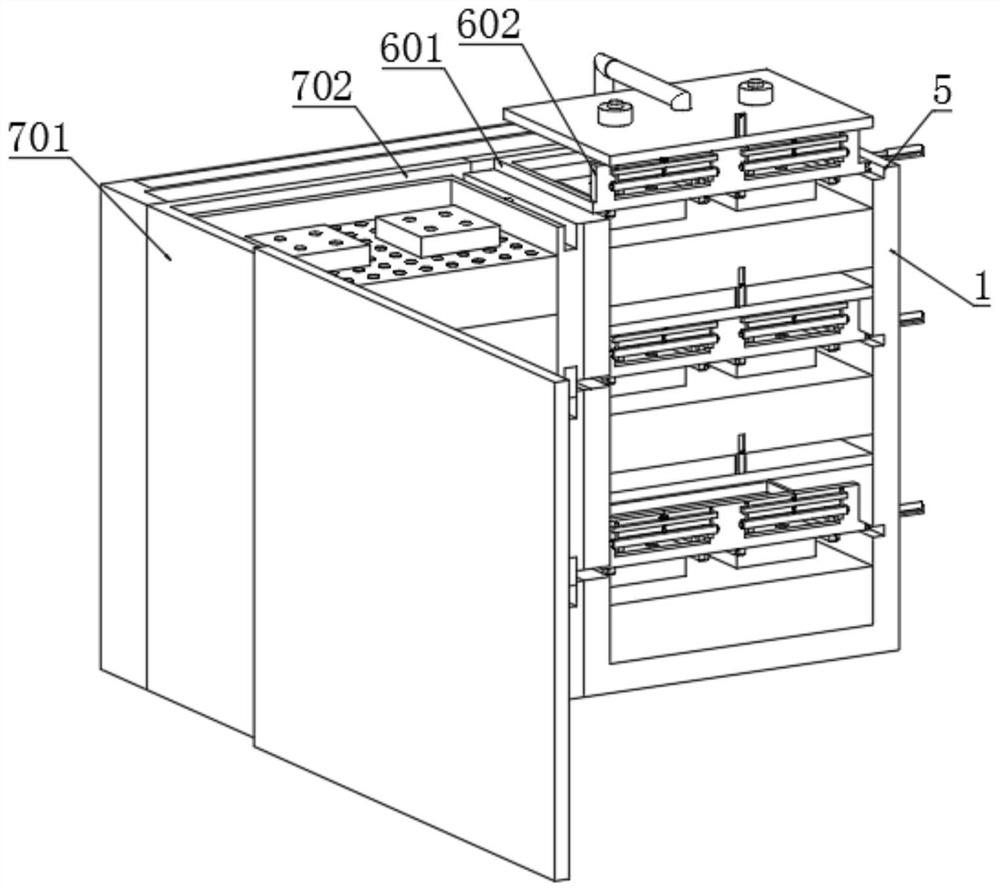 Baking and shaping device based on vacuum switch tube